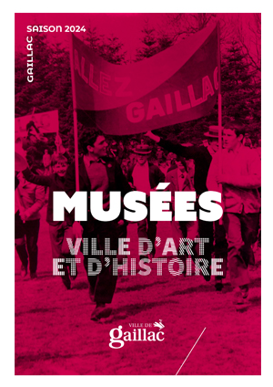 Couverture en bichromie magenta avec photo des supporters de l4UAG rugby
